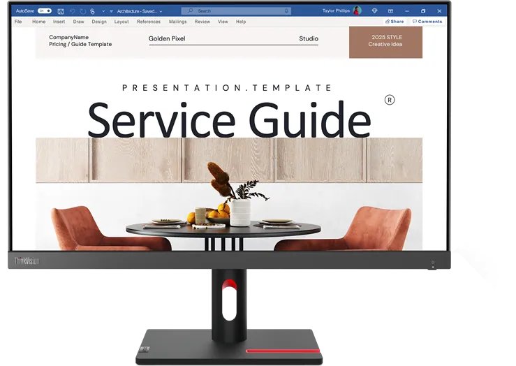 cmsou4qdi0ew9qg031c5ct39q.jpg Écran 23,8" Full HD Lenovo ThinkVision S24i-30 (63DEKAT3EU) – Image 1