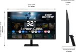 SAMSUNG Moniteur UHD 4K Smart Flat 32'' 16:9 / 60Hz / Borderless /12Mois – Image 8