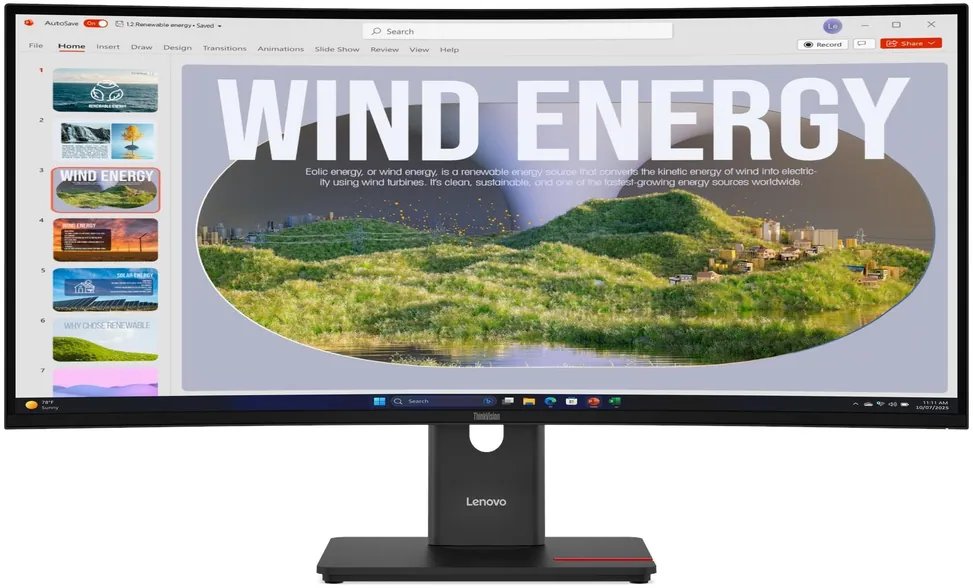 cmsou4u9u0f6qqg035ceppbqt.jpg LENOVO Moniteur Smart T34WD-40(A253403T0) 34 monitor HDMI 34'' 12 Mois – Image 1