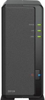 SYNOLOGY DiskStation DS124 Mini-Hub 1Bay Realtek RTD1619B 1GB 1xRJ45 24M