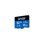 LEXAR CARTE SD MS633X 32GB High-Performance 633x microSDHC™ UHS-I without adapter,up to 100MB 12 M – Image 3