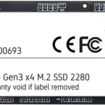 Disque Dur interne SSD Patriot P300 M.2 2280 PCIe Gen3 x4 NVMe 1 To (P300P1TBM28)