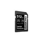 LEXAR CARTE SD SD Silver Pro 512GB Professional SILVER PRO SDXC™ UHS-II Card,up to 280MB/s read, 12M – Image 2