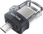 Clé USB SanDisk Ultra m3.0 double connectique micro-USB et USB 3.0 - 32 Go (SDDD3-032G-G46)
