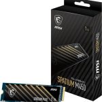 Disque Dur interne SSD MSI Spatium M450 PCIe 4.0 NVMe M.2 1To V1 (S78-440L0M0-P83)