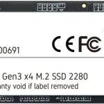 Disque Dur interne SSD Patriot P300 M.2 2280 PCIe Gen3 x4 NVMe 512 Go (P300P512GM28)