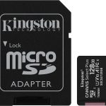 Carte mémoire Kingston Canvas Select Plus 128 Go MicroSDXC UHS-I Classe 10 (SDCS2/128GB)