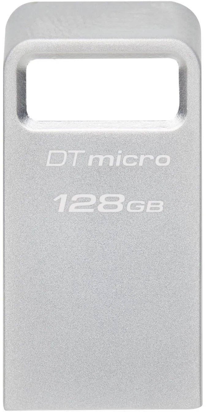 cmsows2fk0iq1qg03ghxw1tbz.jpg Clé USB Kingston DataTraveler Micro 3.1 USB Type-A 3.2 Gen 1 - 128 Go (DTMC3G2/128GB) – Image 1