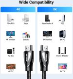 Câble Ugreen HDMI 2.1 Male vers Male - 3 mètres (80404) – Image 2