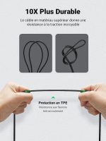Ugreen CABLE IMPRIMANTE USB-C TO BM NOIR 2M – Image 2