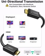 Câble Ugreen Displayport Male vers HDMI Male - 3 mètres (10203) – Image 3