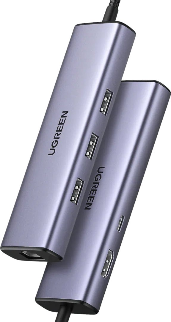 cmsowstsn0jr1qg03ncnedi95.jpg HUB Ugreen Revodok 1061 USB-C 6 en 1 Supporte PD (Power Delivery) 100W Recharge (15598) – Image 1