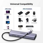 HUB Ugreen Revodok 1061 USB-C 6 en 1 Supporte PD (Power Delivery) 100W Recharge (15598) – Image 6