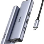 HUB Ugreen USB-C 7 en 1 Supporte PD (Power Delivery) 100W Recharge (90568)