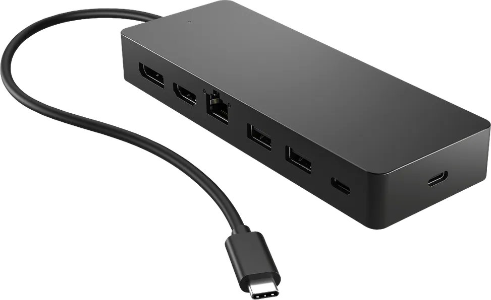 cmsowsz5f0jzfqg03n5ic101z.jpg Concentrateur HP multiport USB-C 7 en 1 (50H98AA) – Image 1