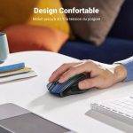 Souris sans fil Ugreen Design Ergonomique 2.4 - Blue (15064) – Image 3