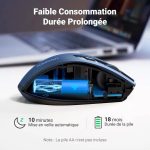 Souris sans fil Ugreen Design Ergonomique 2.4 - Blue (15064) – Image 7