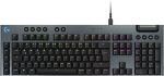 LOGITECH CLAVIER G915 X low Profile Wired Gaming Keyboard - BLACK - US INT'L - USB 12M