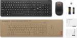 LENOVO PACK CLAVIER/SOURIS Blth Lenovo Ess Wirelss Combo Keyboard&Mouse Gen2 Black-French – Image 2