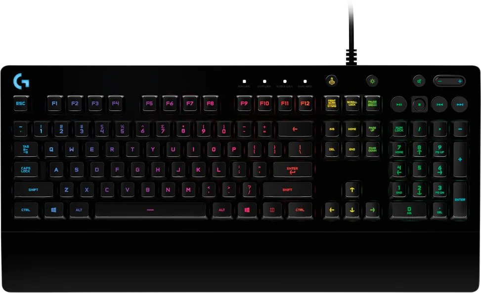 cmsowuasy0m5dqg03356fnunf.jpg Clavier gaming G213 Prodigy de Logitech avec éclairage RVB et anti-ghosting Noir Français (Azerty) – Image 1