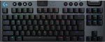 LOGITECH CLAVIER G915 X LIGHTSPEED TKL Bluetth Low-Profile Wireless Gaming Keyboard-BLACK-US INT 12M