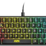 Clavier gaming rétroéclairé Energy Sistem ESG K4 Kompact RGB USB-C (AZERTY)