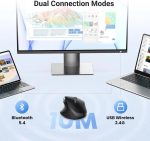 Souris sans fil Bluetooth Ugreen Multi-mode M751 (45792) – Image 6