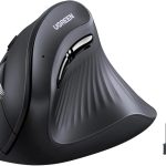 Souris sans fil Bluetooth Ugreen Multi-mode Vertical Noir (25444)