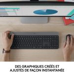 Clavier Bluetooth Multidispositif Logitech Craft - Français (AZERTY) (920-008497) – Image 4