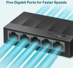 Switch de bureau TP Link LS1005G non administrable 5 ports Gigabit – Image 4