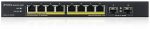 Switch non administré Zyxel GS1100-10HPv2 PoE 8ports Gigabit 2SFP (GS1100-10HP-EU0102F)
