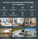 Easy switch administrable TP Link Festa FS328GP Gigabit 28 ports avec 24 ports PoE+ – Image 4