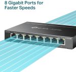 Switch de bureau TP-Link TL-SG108E 8 Ports Gigabit – Image 2