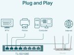 Switch de bureau TP-Link TL-SG108E 8 Ports Gigabit – Image 5