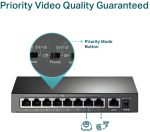 Switch de bureau TP-Link TL-SF1009P 9 ports 10/100 Mbps avec PoE + 8 ports – Image 5