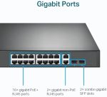 Switch TP-Link TL-SG1218MP 18 ports Gigabit rackable avec 16 PoE+ – Image 3