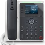 POLY Téléphone IP Edge E220 compatible PoE Téléphone IP Poly Edge E220 compatible PoE (82M87AA)