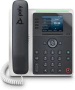POLY Téléphone IP Edge E220 compatible PoE Téléphone IP Poly Edge E220 compatible PoE (82M87AA)
