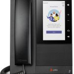 POLY Téléphone multimédia professionnel CCX 505 pour Microsoft Teams et compatible PoE (82Z79AA)