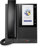 POLY Téléphone multimédia professionnel CCX 505 pour Microsoft Teams et compatible PoE (82Z79AA)