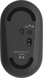 Logitech Pebble Mouse 2 M350s - TONAL WHITE - BT - N/A - EMEA-808 - DONGLELESS – Image 7
