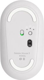 Logitech Pebble 2 Combo - TONAL WHITE - FRA - 2.4GHZ/BT - N/A - CENTRAL-419 - UNIVERSAL 12M – Image 4