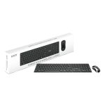 Ensemble Clavier et Souris Sans Fil MSI Forge K210 W Combo FR (4711377367103) – Image 5