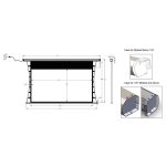 ECRAN DE PROJECTION TENSIONNED VISIOTEK 3.00x2.25M MOTORISE – Image 3