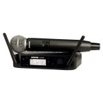 MICRO BALADEUR SANS FIL A MAIN SHURE BLX24RE/SM58-H8E