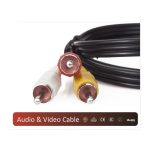 CABLE RCA 3 FICHES MARQUE DIGITAL 5 METRES – Image 3