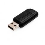 Micro-clé USB PinStripe de 16 Go noire – Image 4