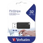Micro-clé USB PinStripe de 32 Go noire VERBATIM 49064 – Image 2