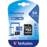 microSDXC 64 GB avec adaptateur Classe 10