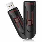 CLE USB SANDISK CRUZER GLIDE 64GO 3.0 NOIR